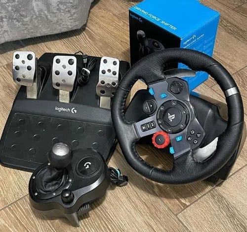 Logitech G29 Racing Wheel + G Driving Force Shifter Bundle